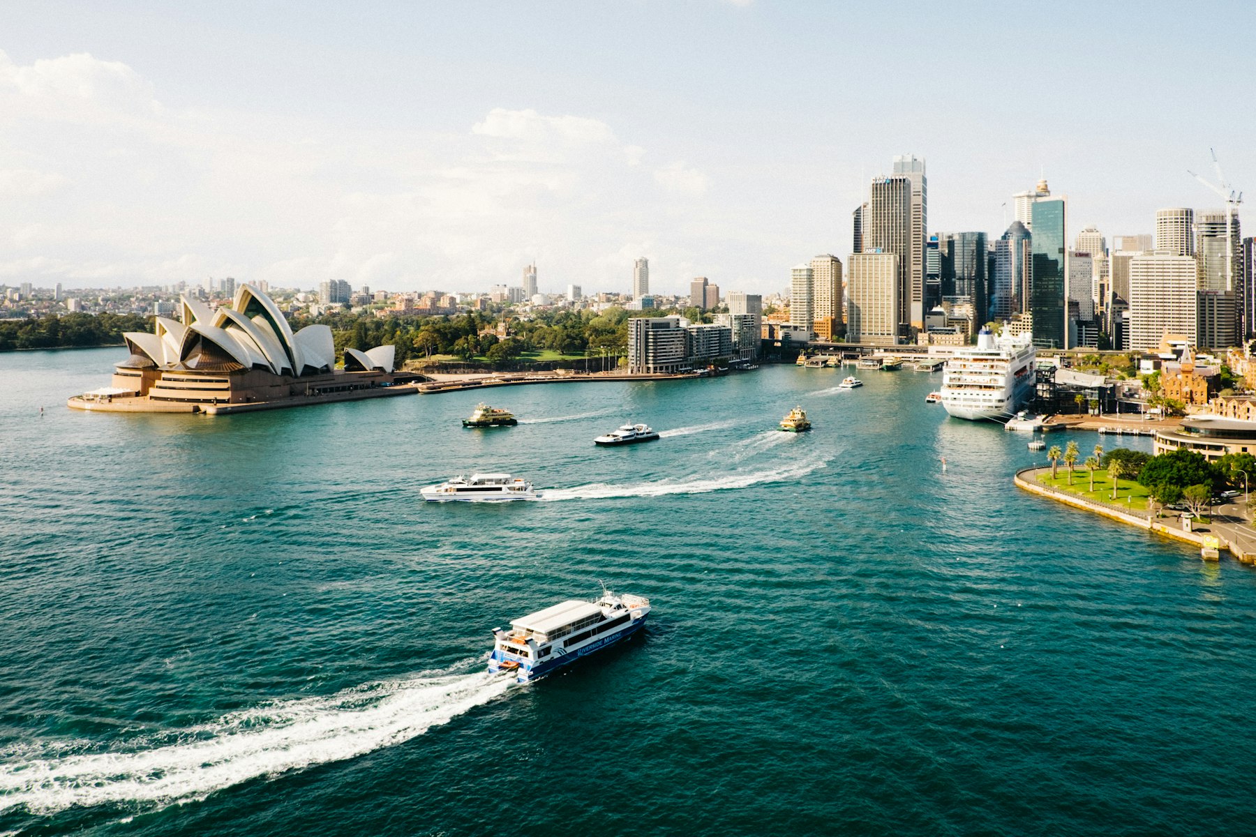 Sydney harbour and skyline